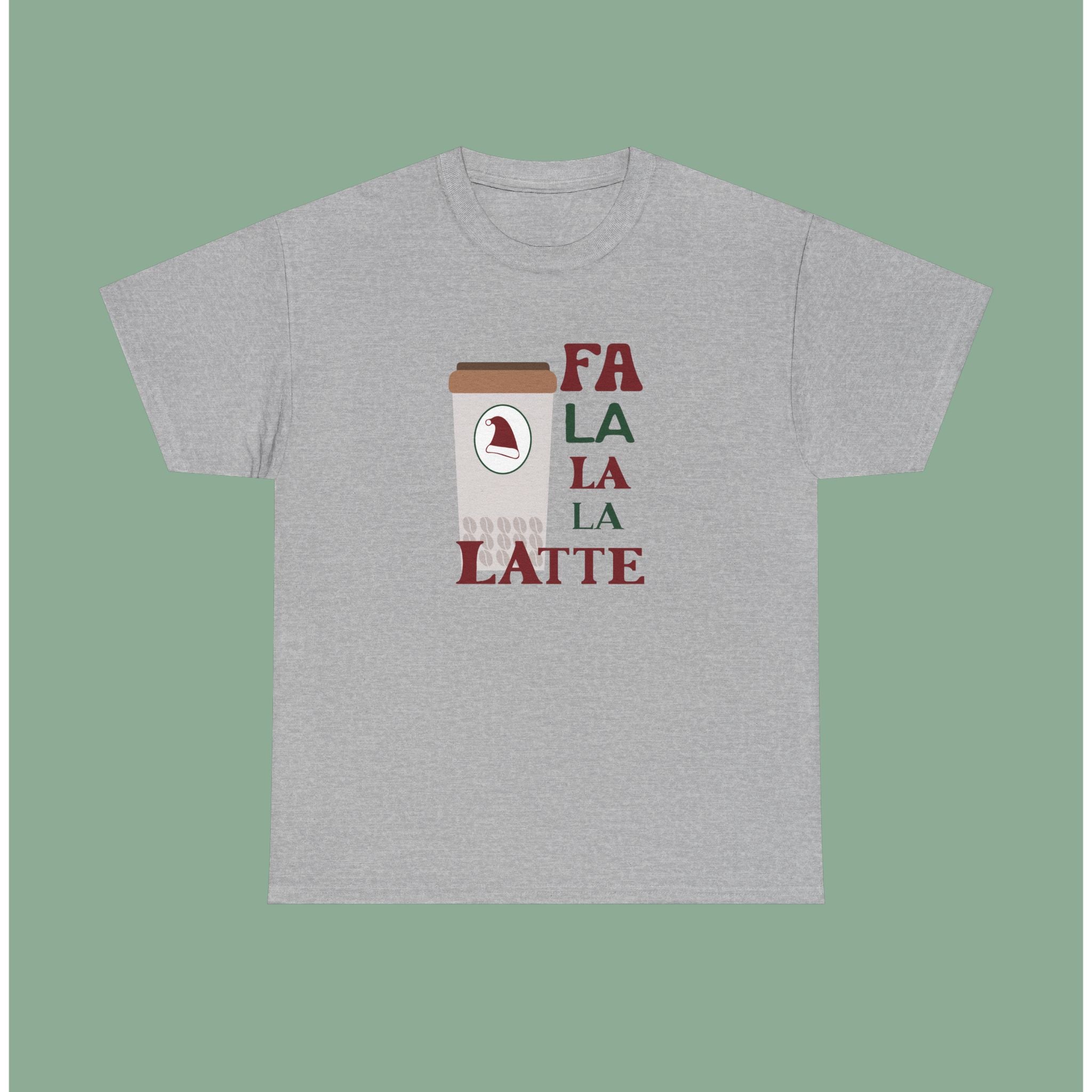 Fa La La Latte Tee — Holiday Coffee Christmas Shirt